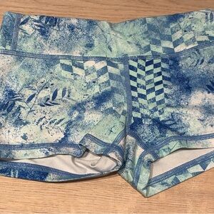 Ivivva Blue and Green Kids Shorts